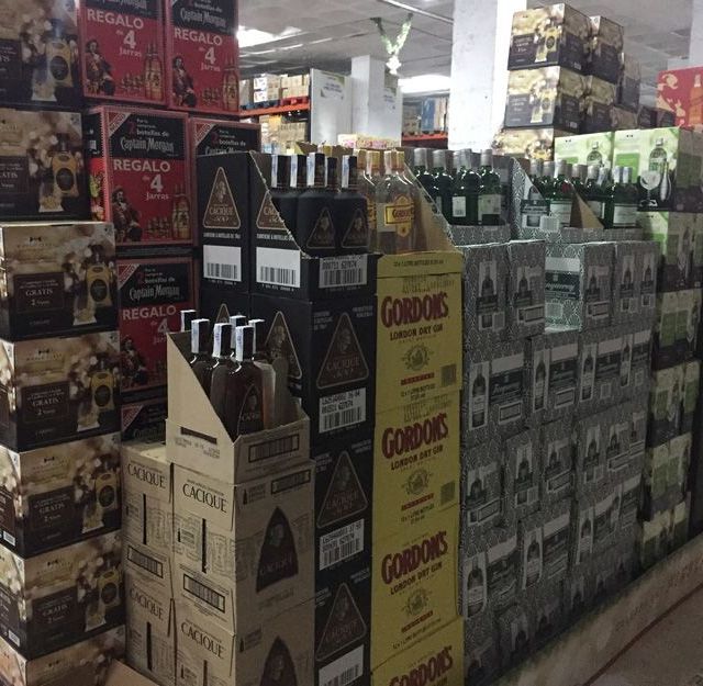 venta de bebidas