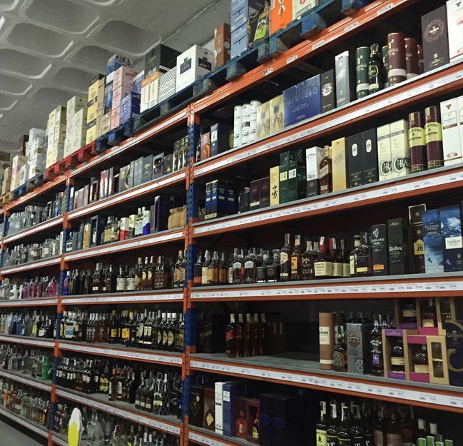 venta de bebidas